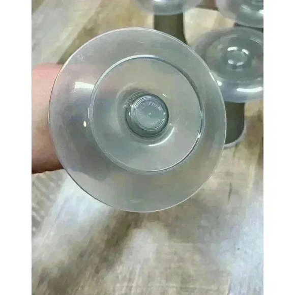 Vintage Tupperware Dessert 754 Parfait Fruit Pudding 6 Cups w/ 4 Lids Gray Y2K - Picture 5 of 5